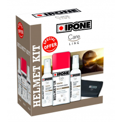 Ipone, HELMET KIT, sada pro péči o přilbu (HELMET OUT, HELMET IN, VISOR RAINOFF, MICROFIBRA) (CARELINE) (4)