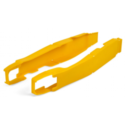 Polisport, chrániče zadní vidlice, Suzuki RMZ 250 10-18, RMZ 450 10-17 žlutá barva