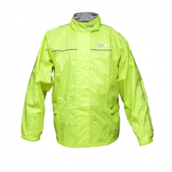 Biketec, bunda do deště, barva žlutá fluo, velikost M