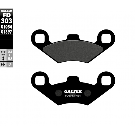 Galfer, brzdové desky KH159 Polaris